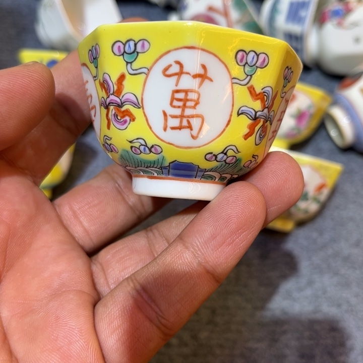 纯手绘精品盖碗杯