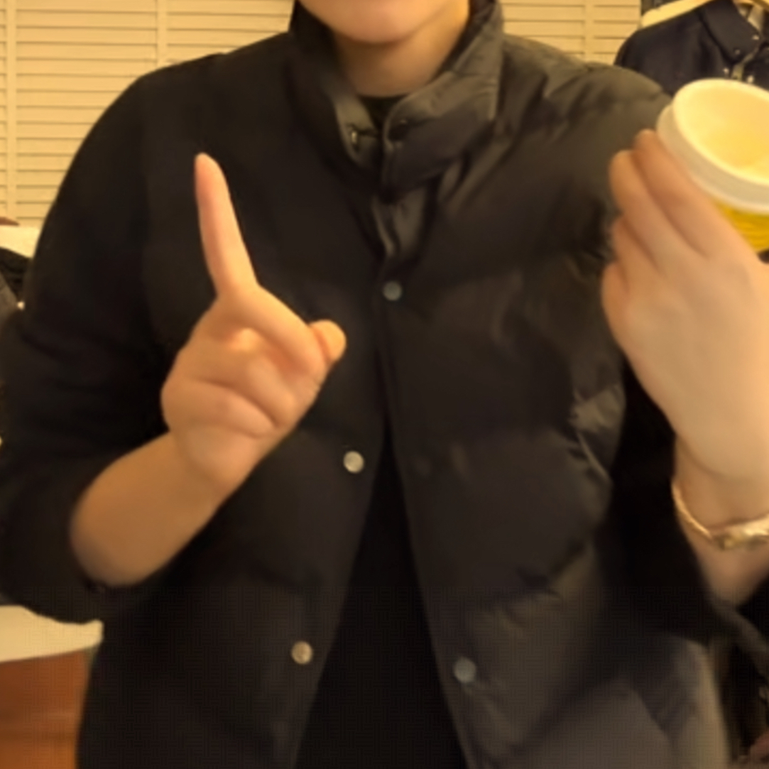 泡菜三色立领 拼接外套 不退