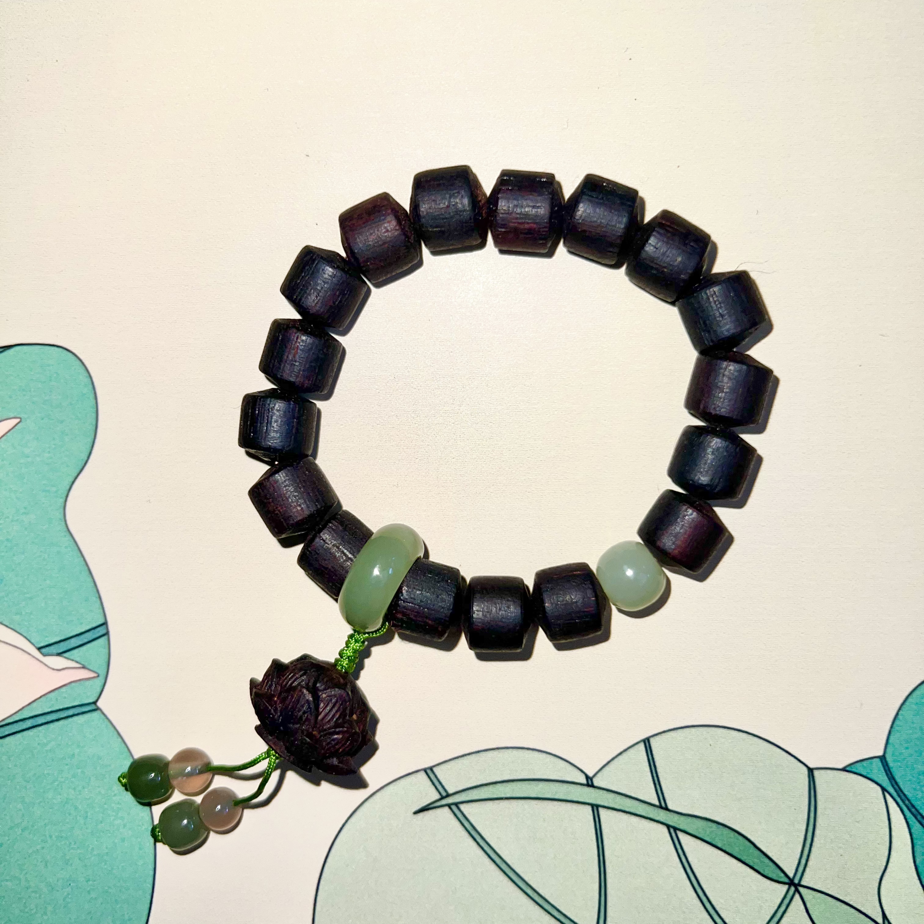 【美比】降真香软油1.0桶珠莲花单圈