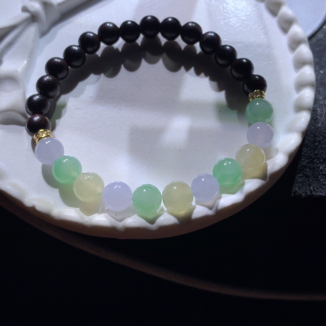 翡翠手链未镶嵌?**糖卡6.8-7.5