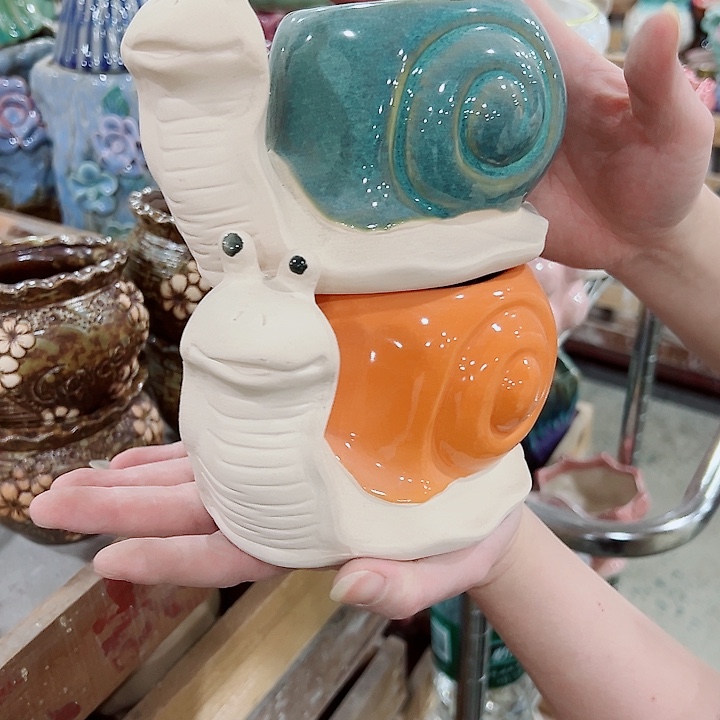 有孔，凑单福利满10元发货陶瓷多肉花盆！