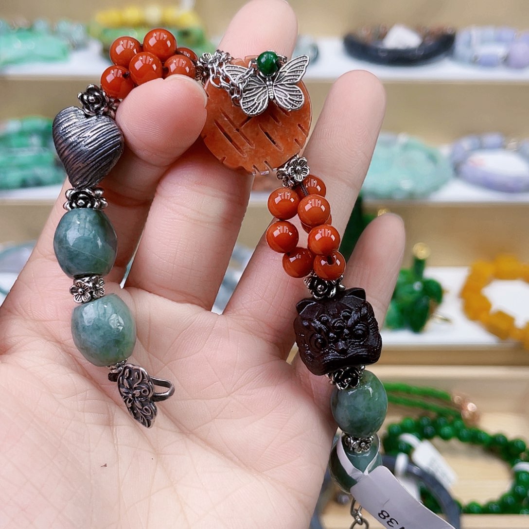 翡翠未镶嵌手链手链