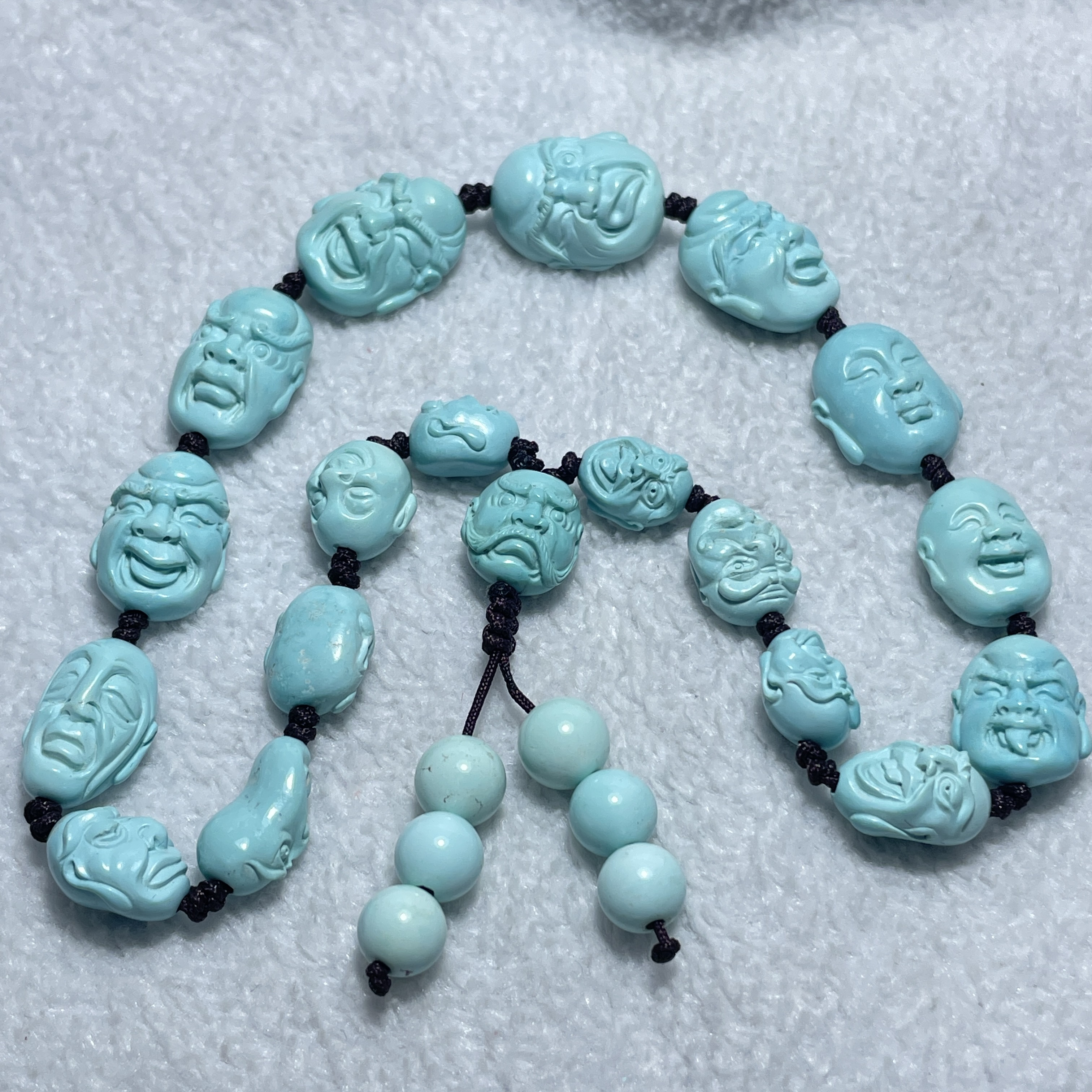 雕刻十八罗汉手持克重适中品质佳ZS1972直销包邮