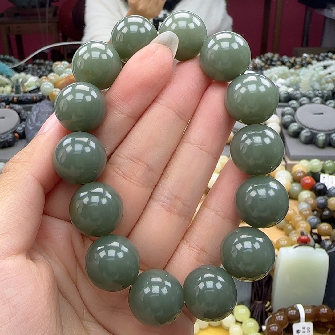 和田玉手链未镶嵌