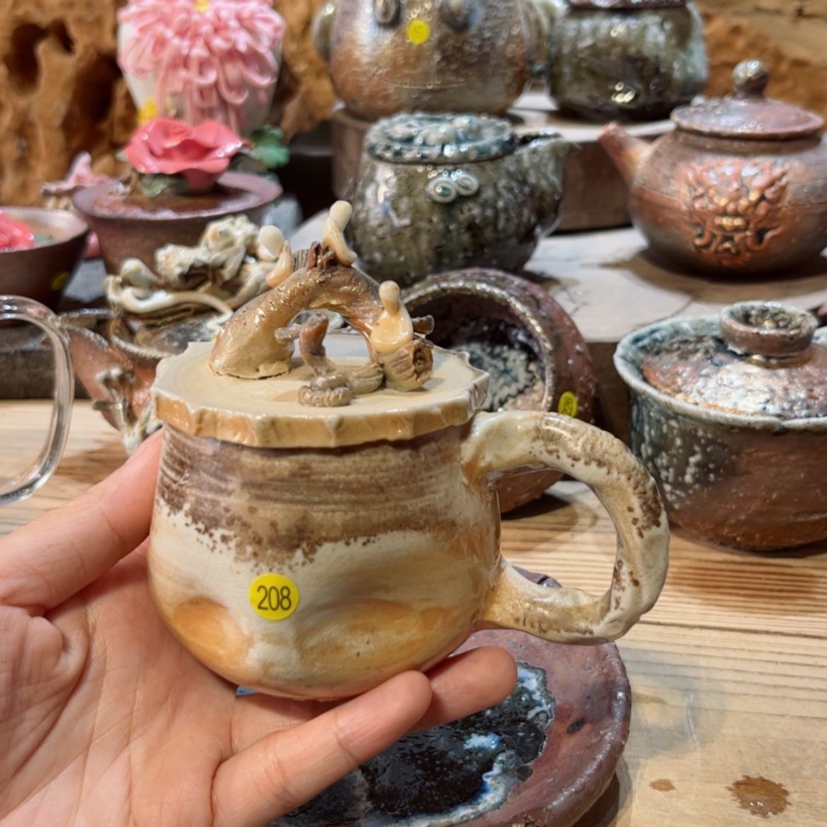 【闪购商品】柴烧茶具手工茶杯208