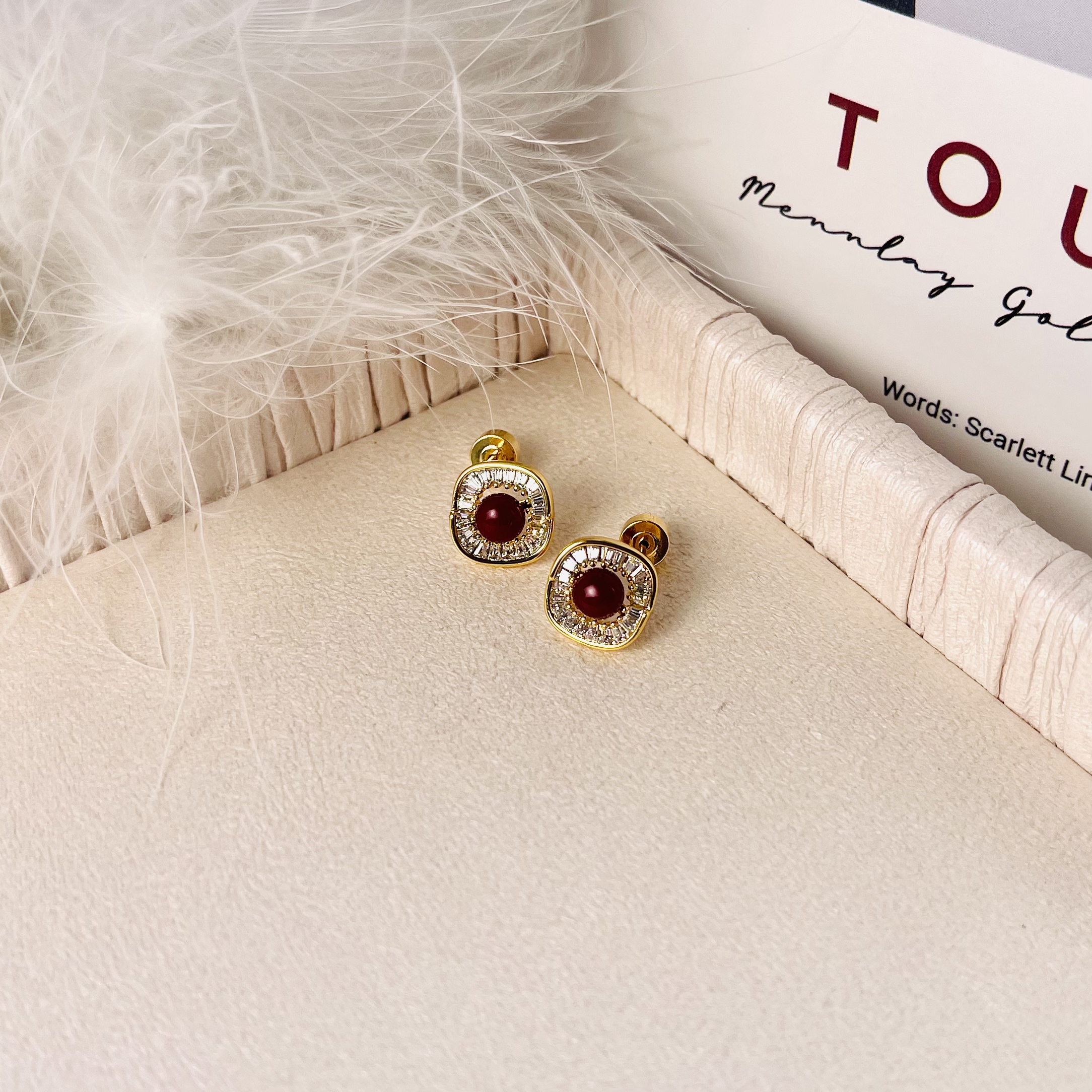 铜合金亚克力耳饰 铜合金彗彼小星耳环P749时尚简约百搭