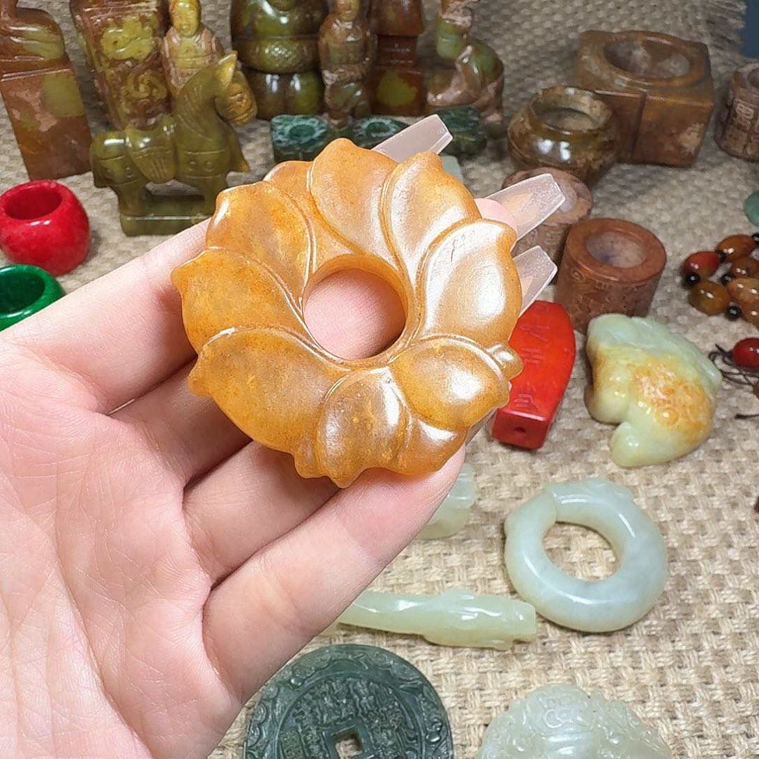白玉菩提吊坠挂件