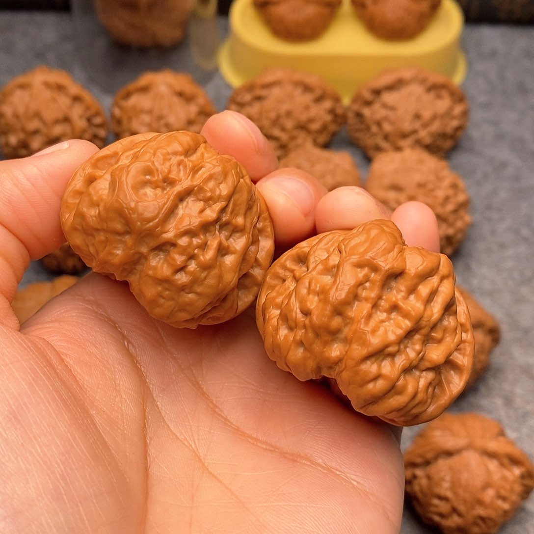 文玩核桃把件蛤蟆40尺