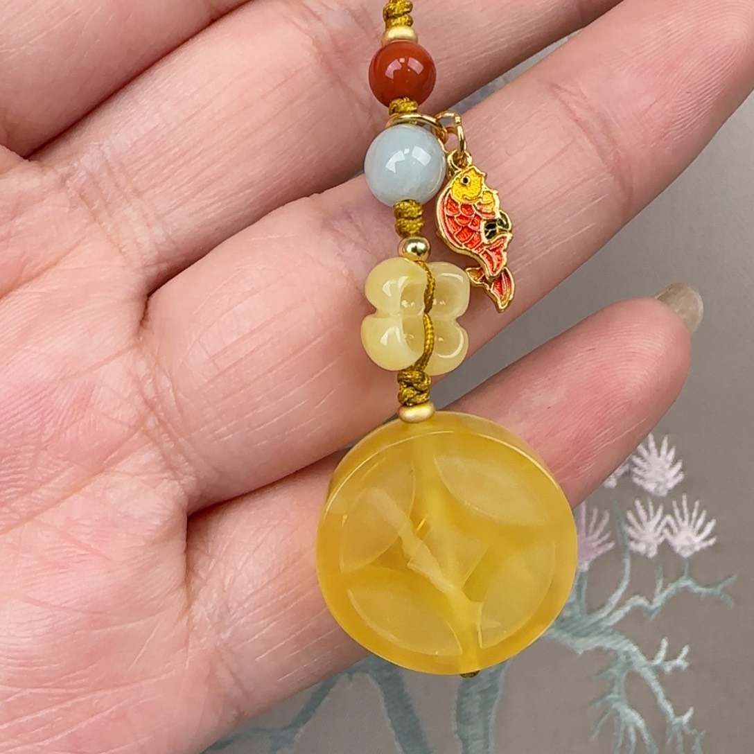 蜜蜡吊坠(赠链)未镶嵌