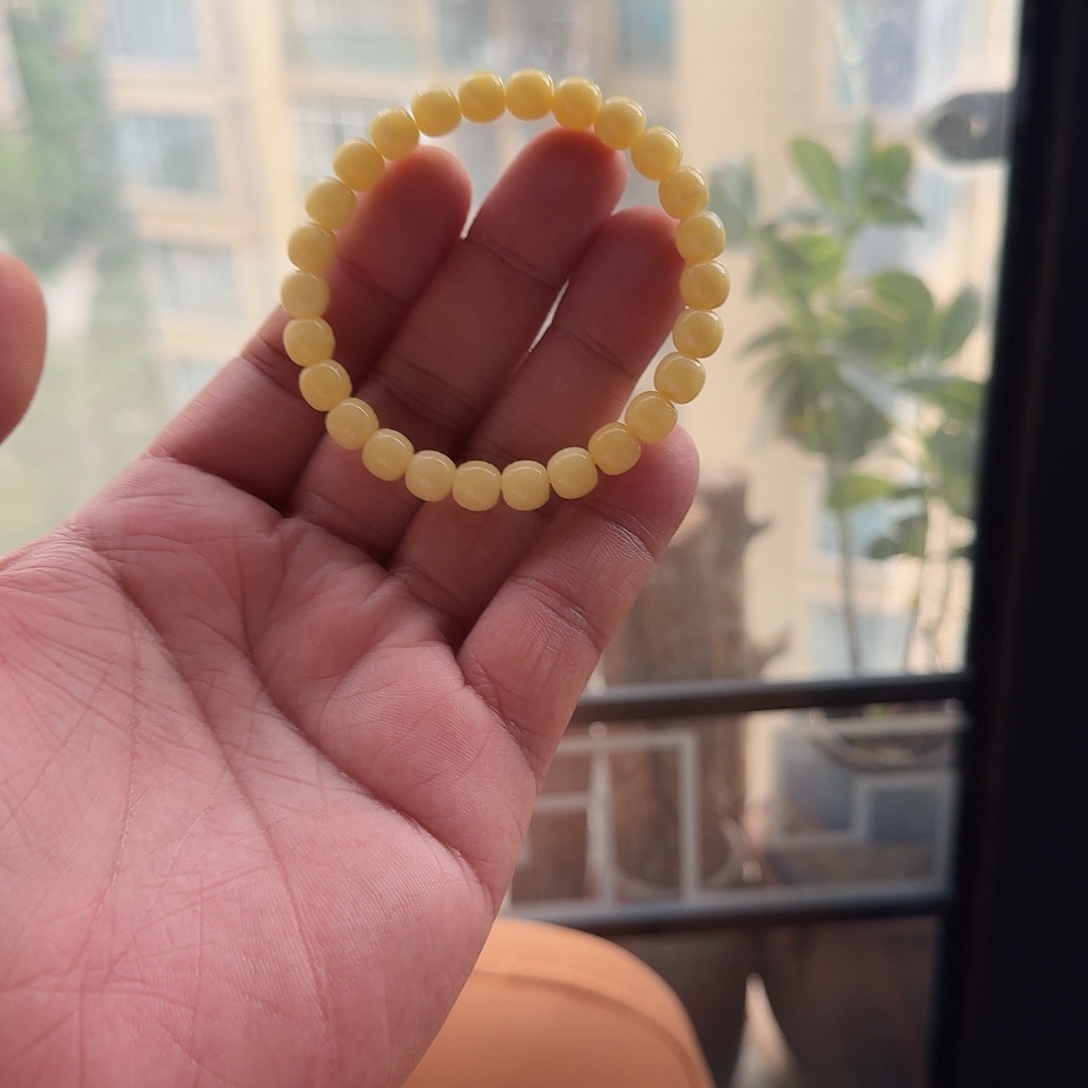 手链琥珀未镶嵌S级纯享8mm