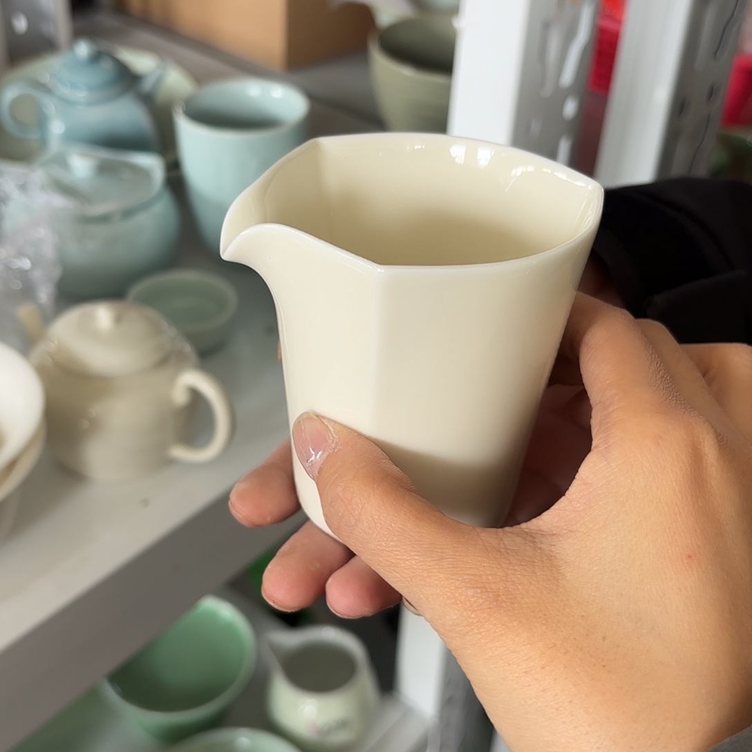 龙泉云间青瓷小米茶器