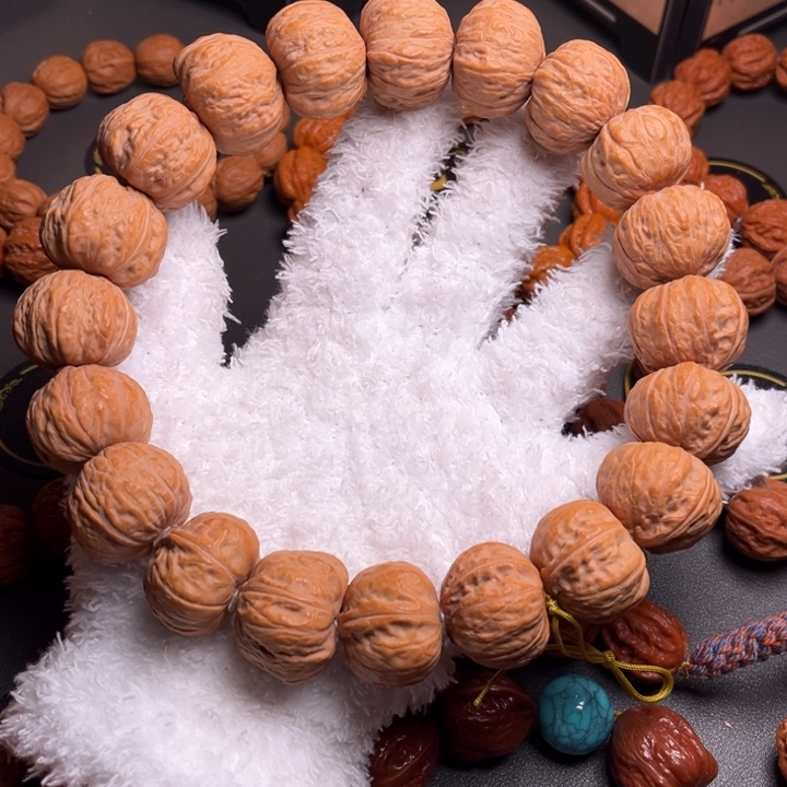 妖***酒文玩核桃手串元宝