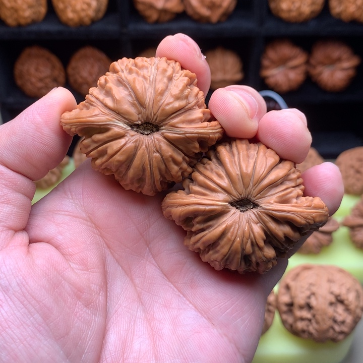 文玩核桃吊坠48四座楼