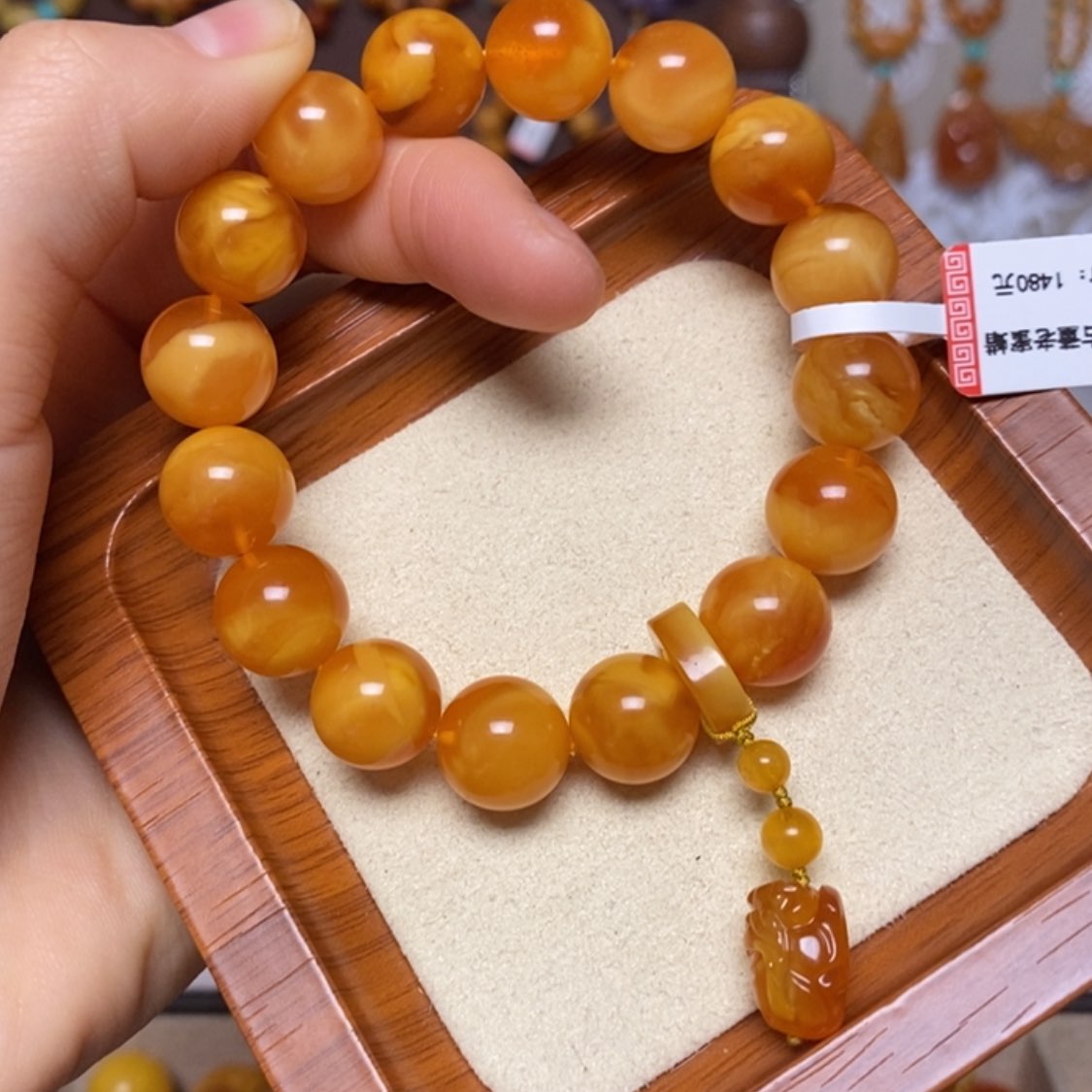 【闪购商品】手链蜜蜡未镶嵌手串