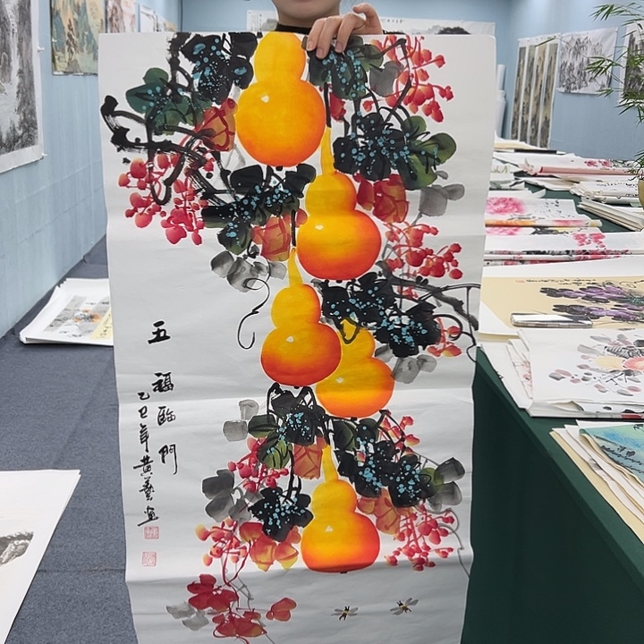 国画纯手绘国画作品大漏啦！