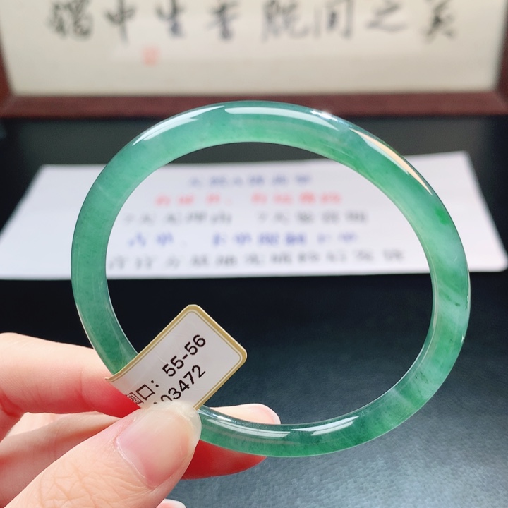 翡翠未镶嵌手镯翡翠手镯30