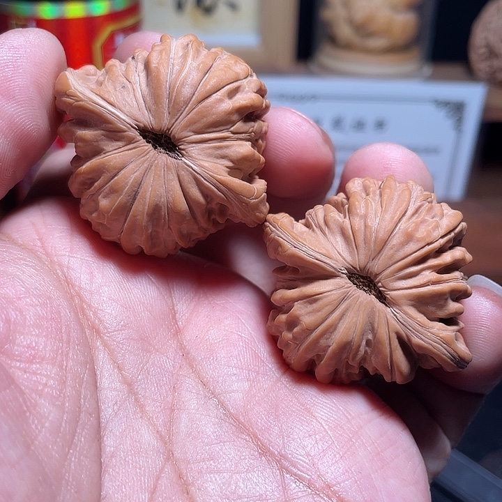 活***~文玩核桃把件汉高楼41尺