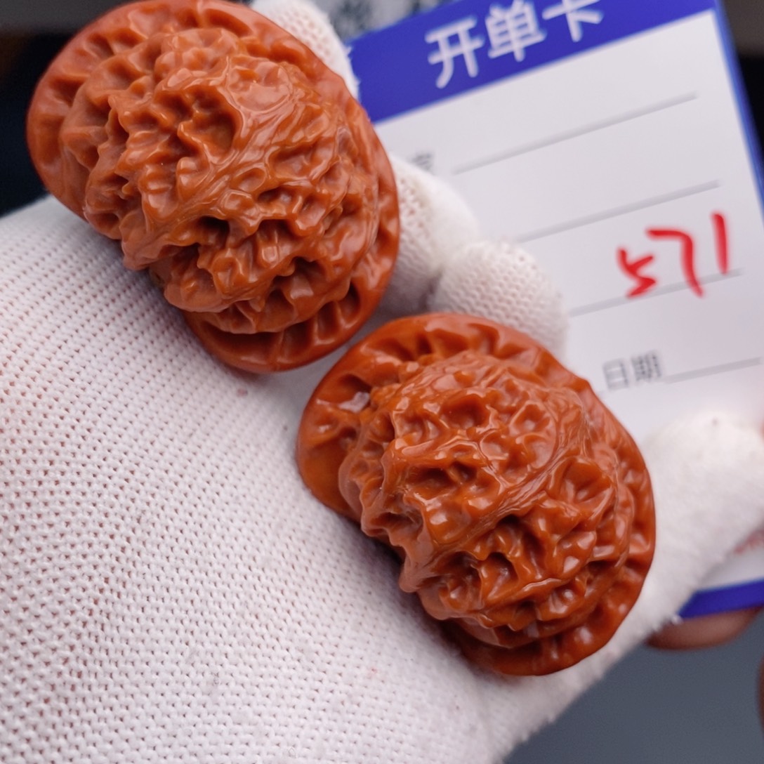 文玩核桃把件42宫灯571