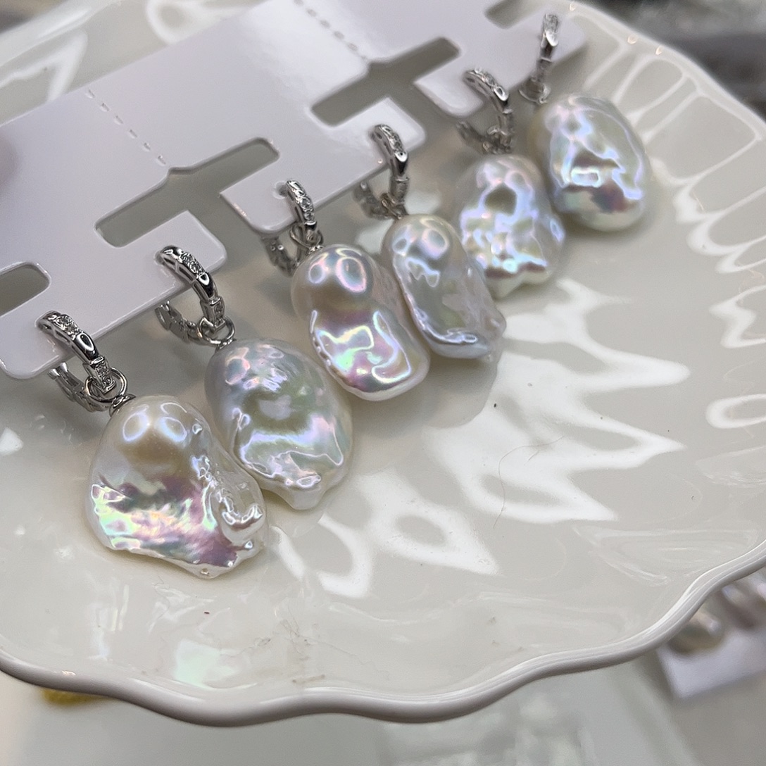 耳饰淡水珍珠合金