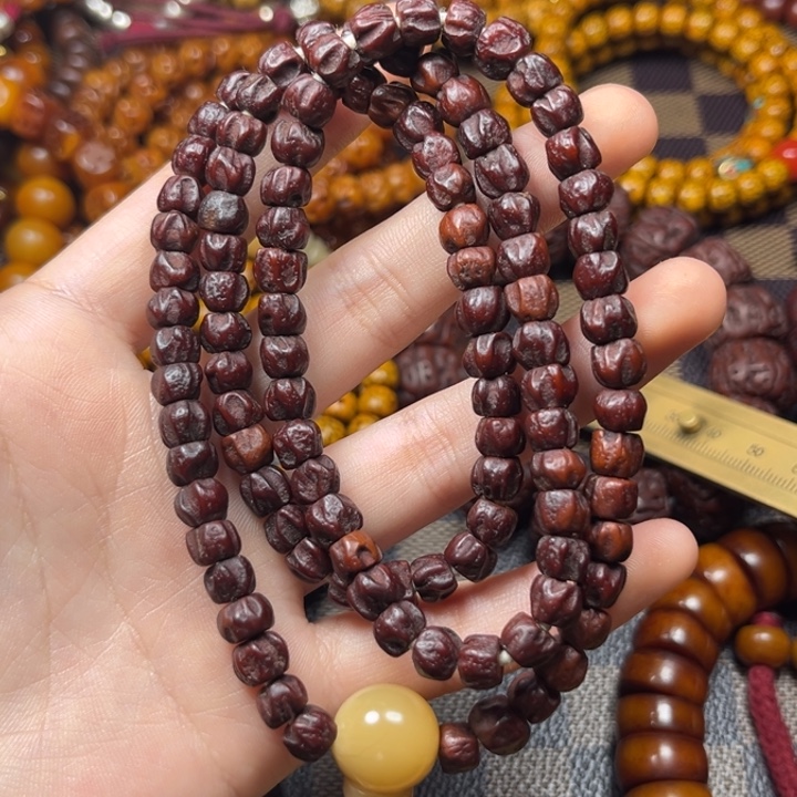 凤眼菩提吊坠藏区百香籽念珠