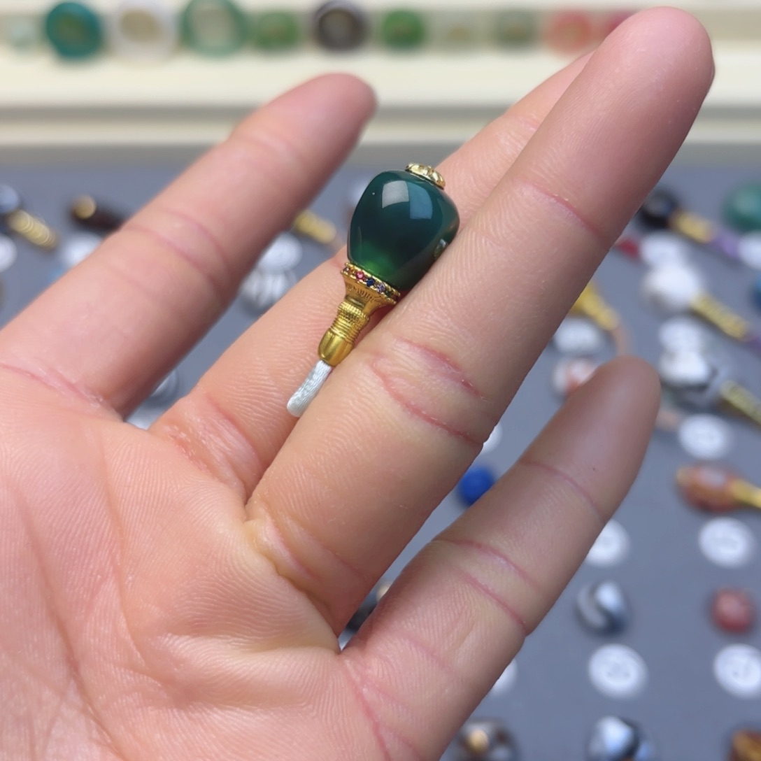 玛瑙/玉髓隔珠未镶嵌