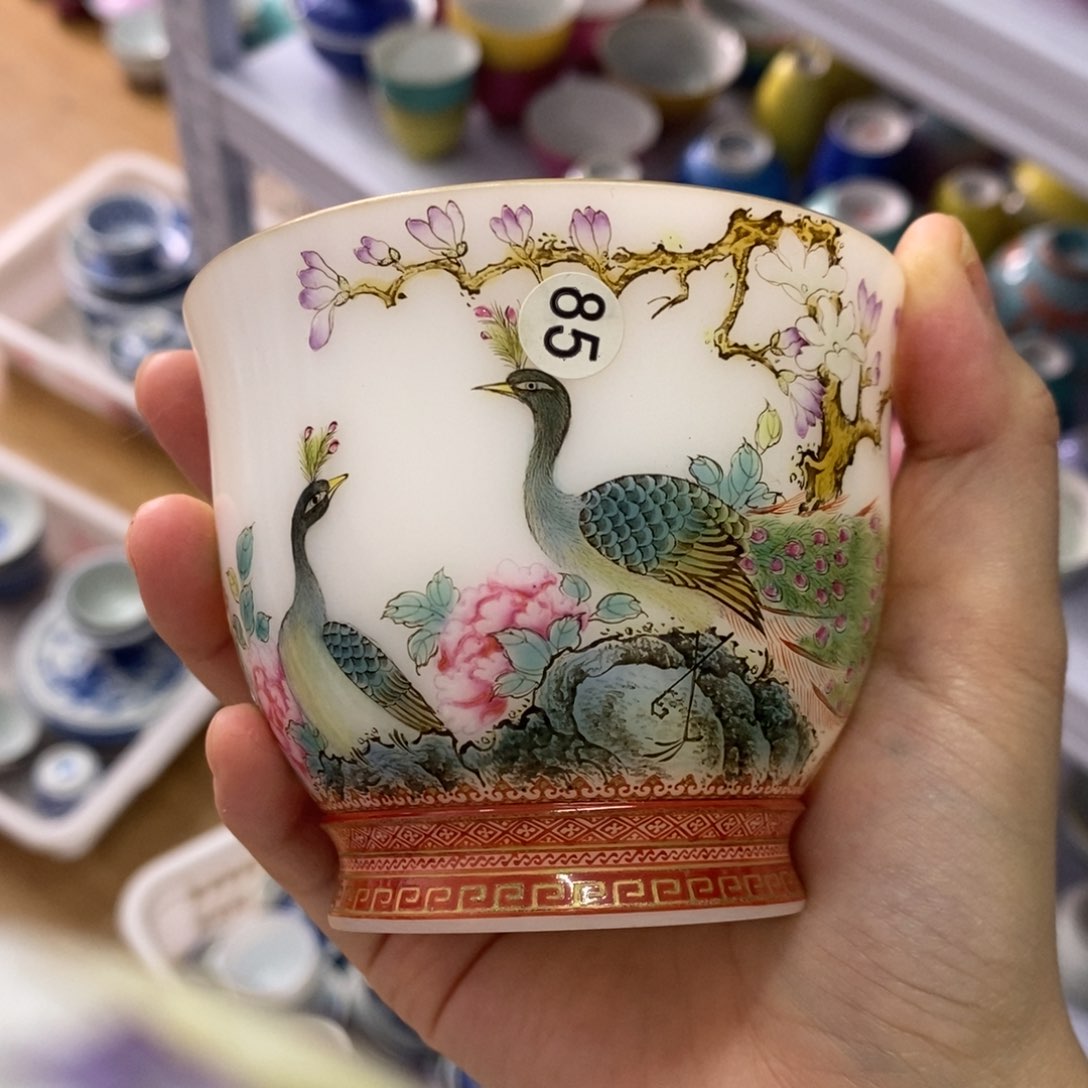 清****）手工制作手绘陶瓷