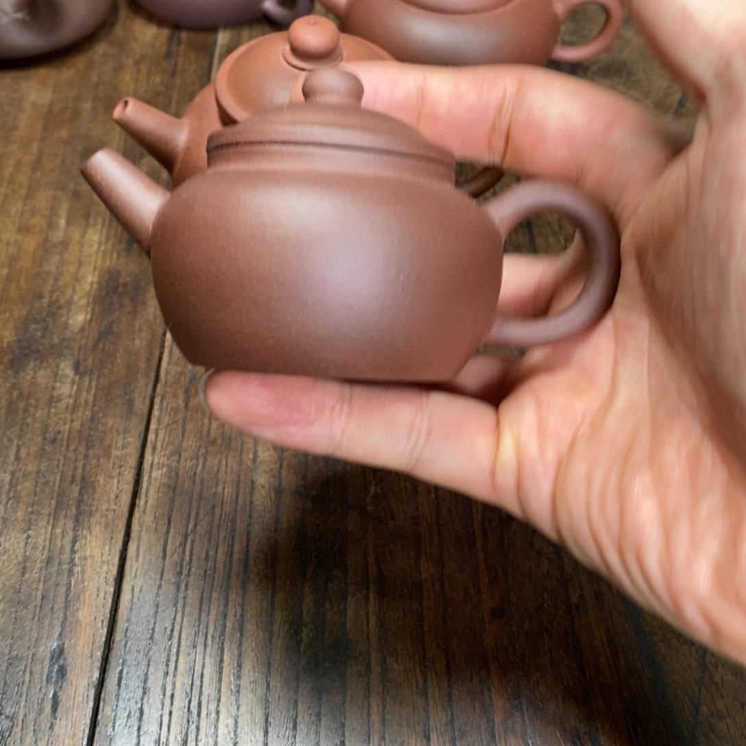 茶壶紫砂全手工摹古容量85cc
