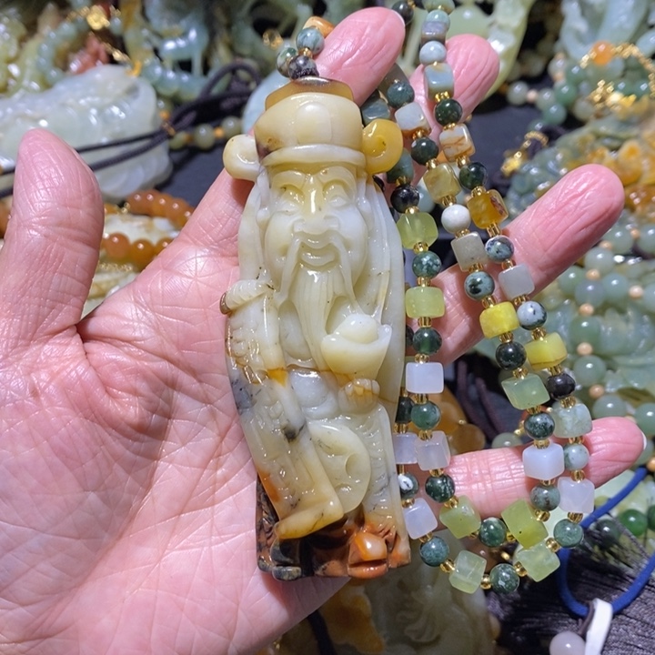 岫玉岫玉吊坠未镶嵌