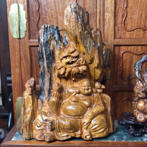 黄花梨/降香黄檀弥勒佛