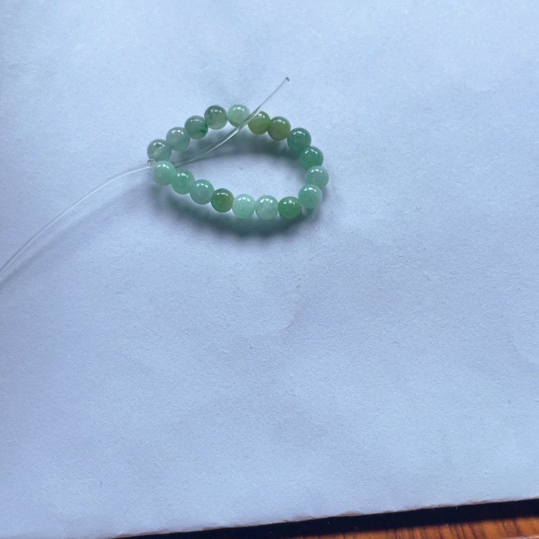 翡翠未镶嵌颈饰小米珠戒圈