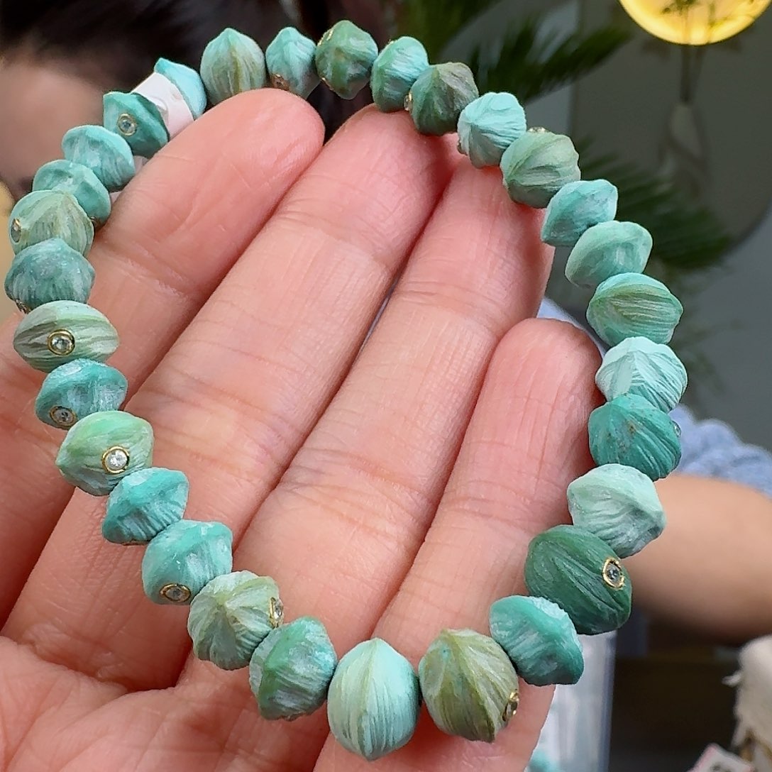 绿松石珠宝奇石未镶嵌