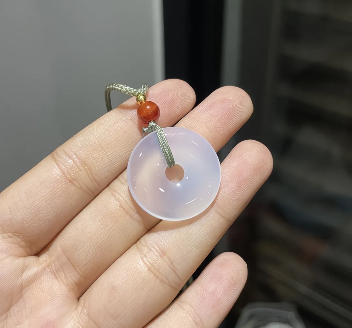 天然玛瑙玉髓吊坠