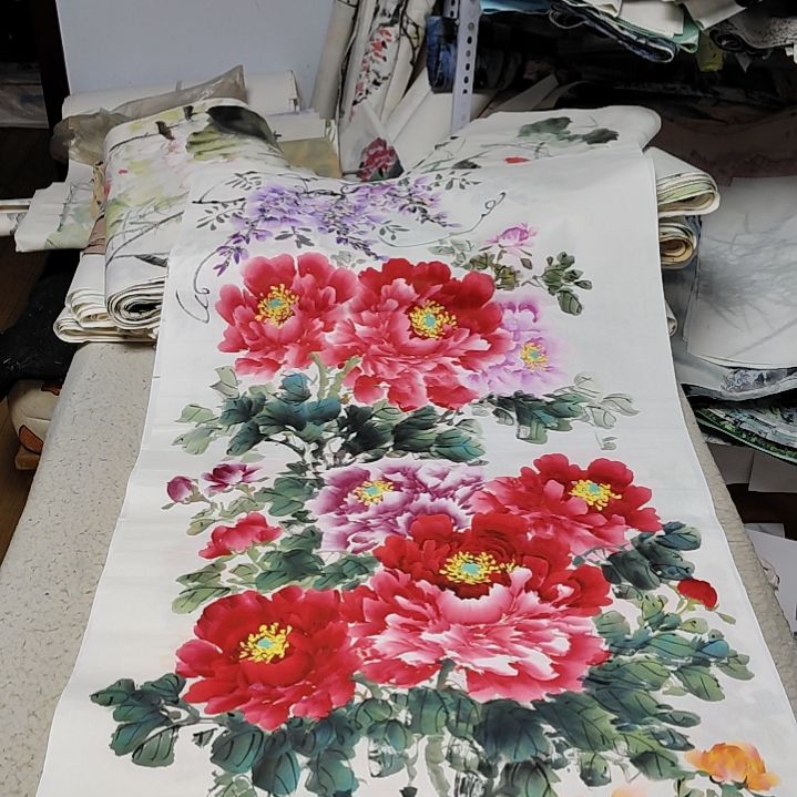 蜜***武国画落款后台备注