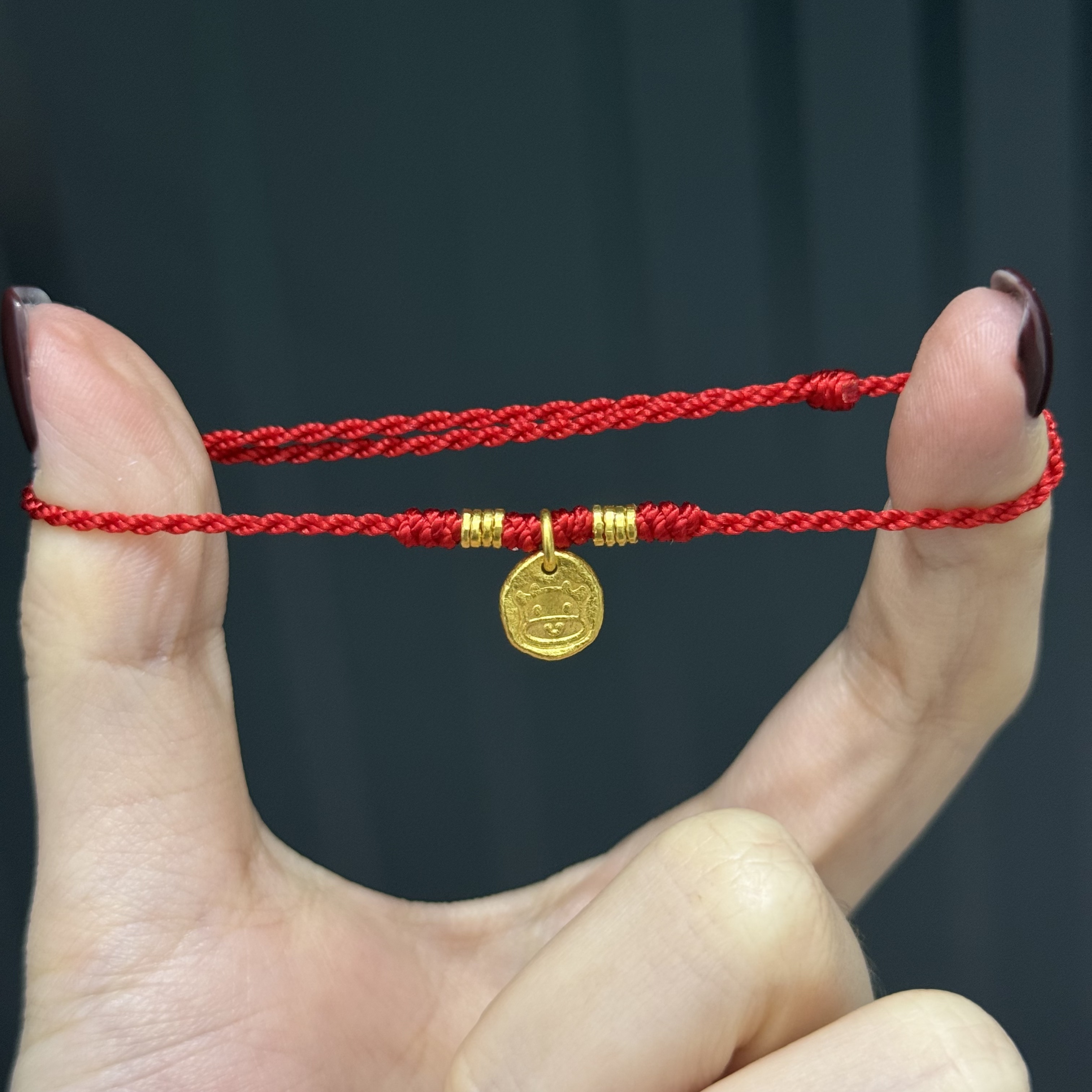 生肖手绳 足金999 