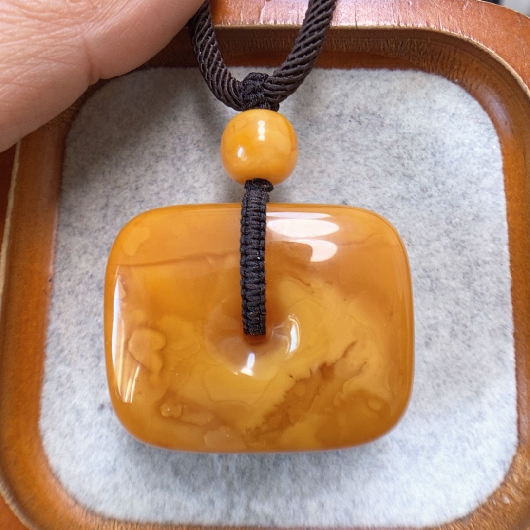 蜜蜡颈饰未镶嵌蜜蜡