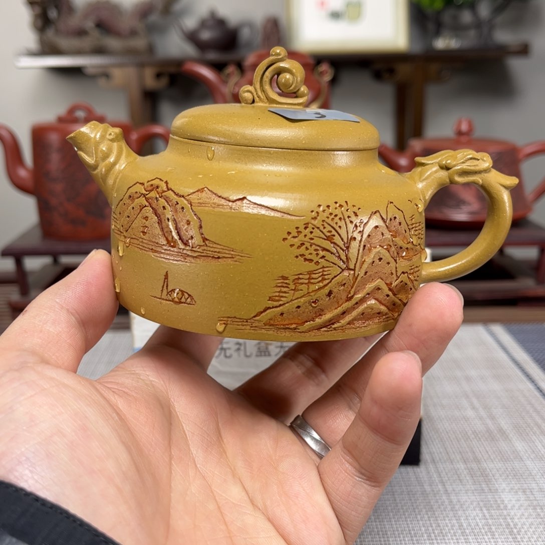 紫砂茶壶q*微瑕处理