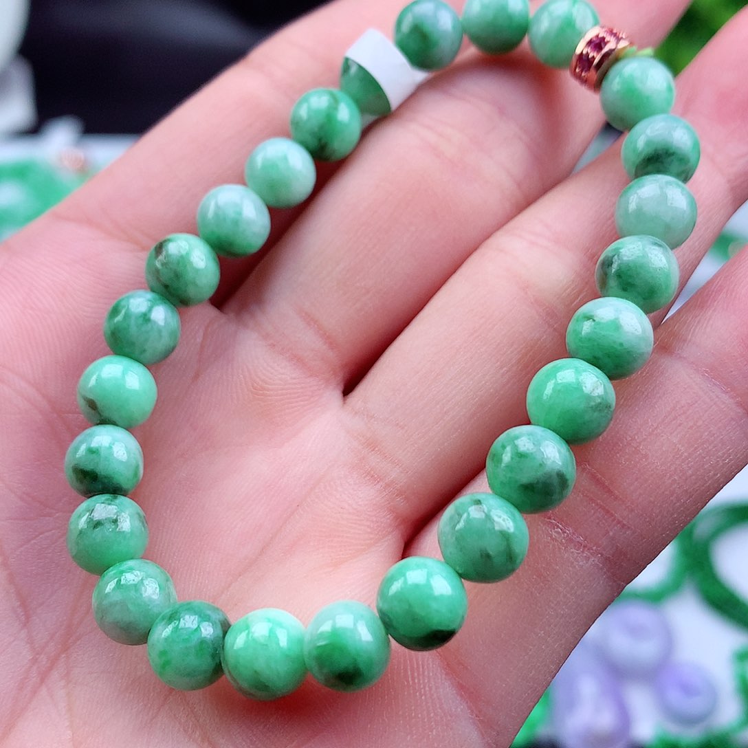 未镶嵌手链翡翠手串