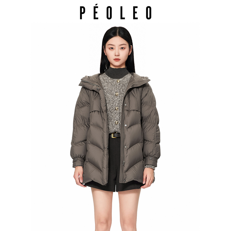 PKA105170冬季短款保暖秋冬休闲简约运动羽绒服女款