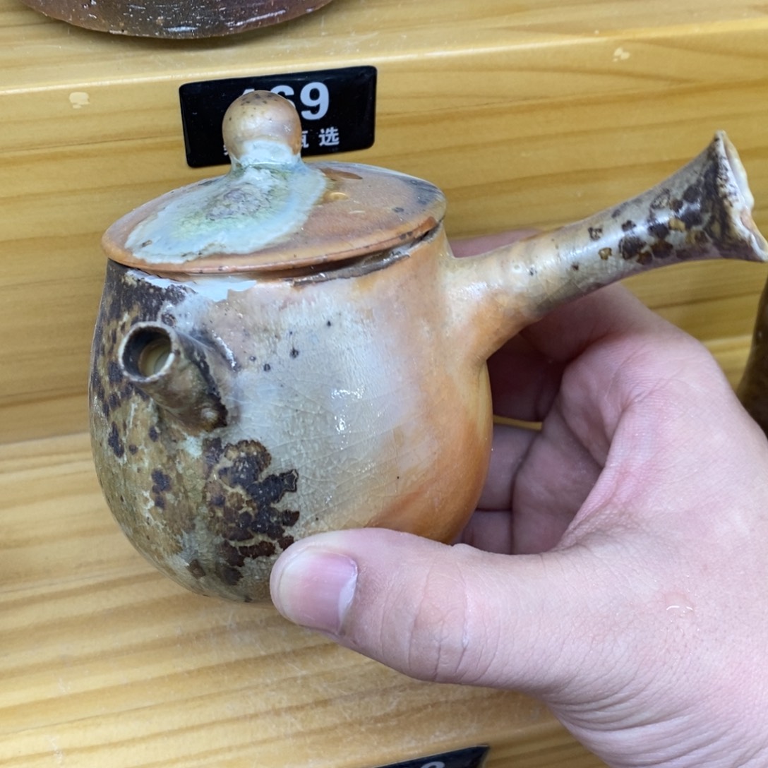 陶园柴烧，精品高货463瑕失圆缺肉