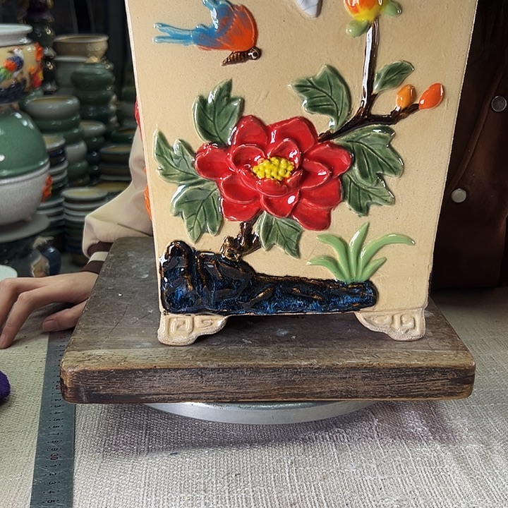 泳坤堂石湾花盆陶瓷