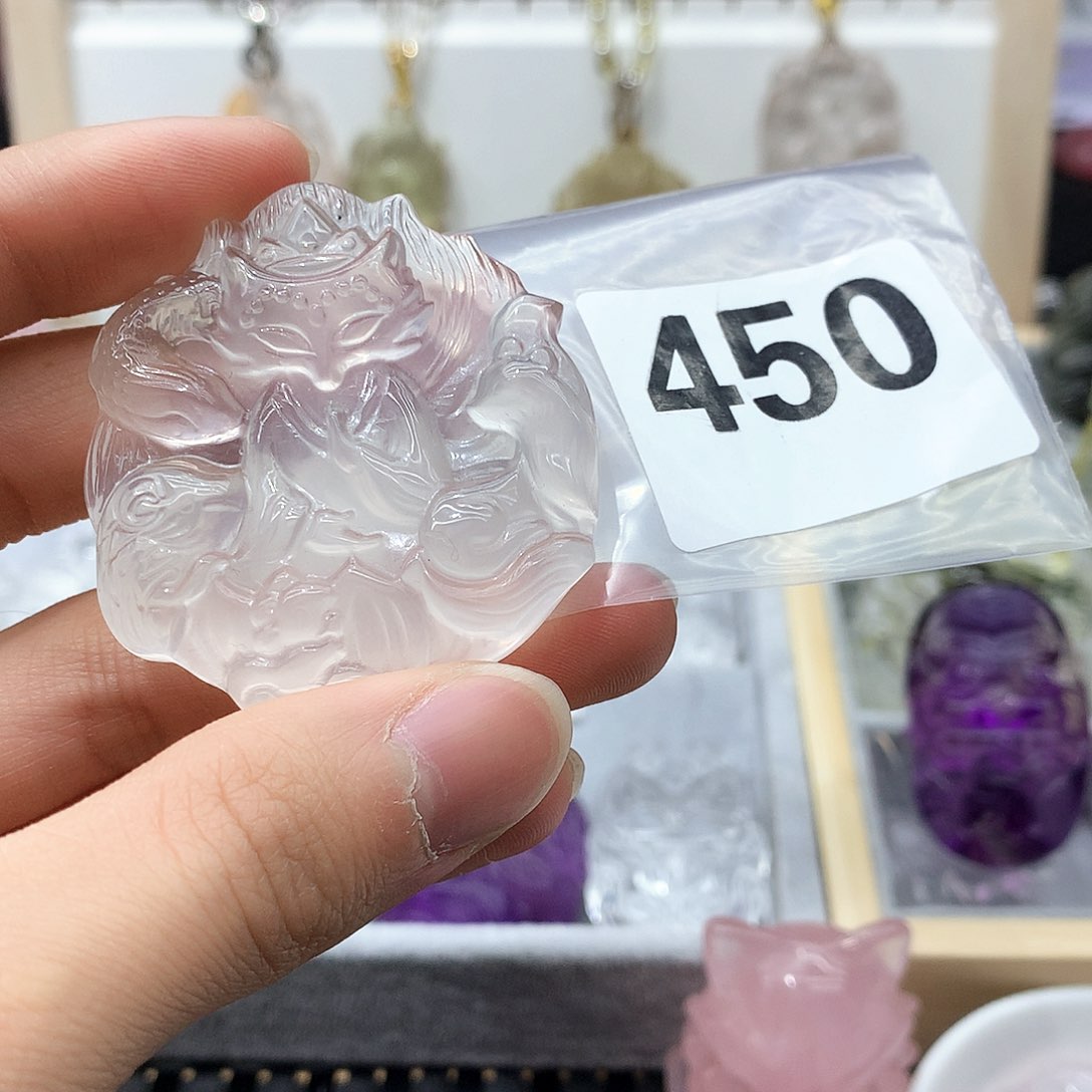 水晶颈饰未镶嵌挂件