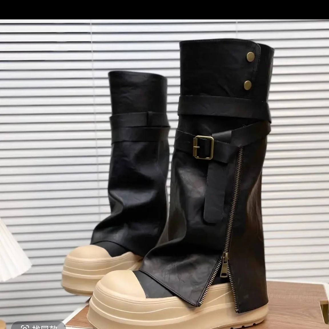 筒靴时装靴韩版时尚长靴厚底休闲英伦风