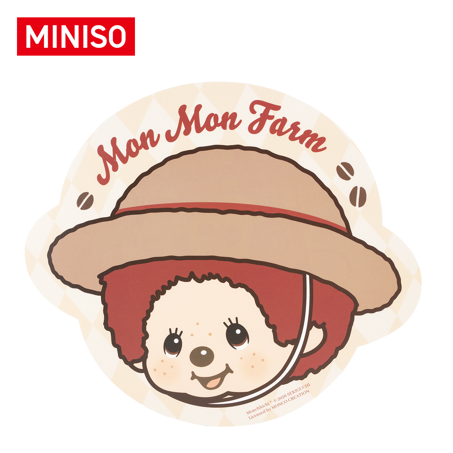 MINISO名创优品萌趣趣咖啡农场系列动漫潮玩周边鼠标垫耐用