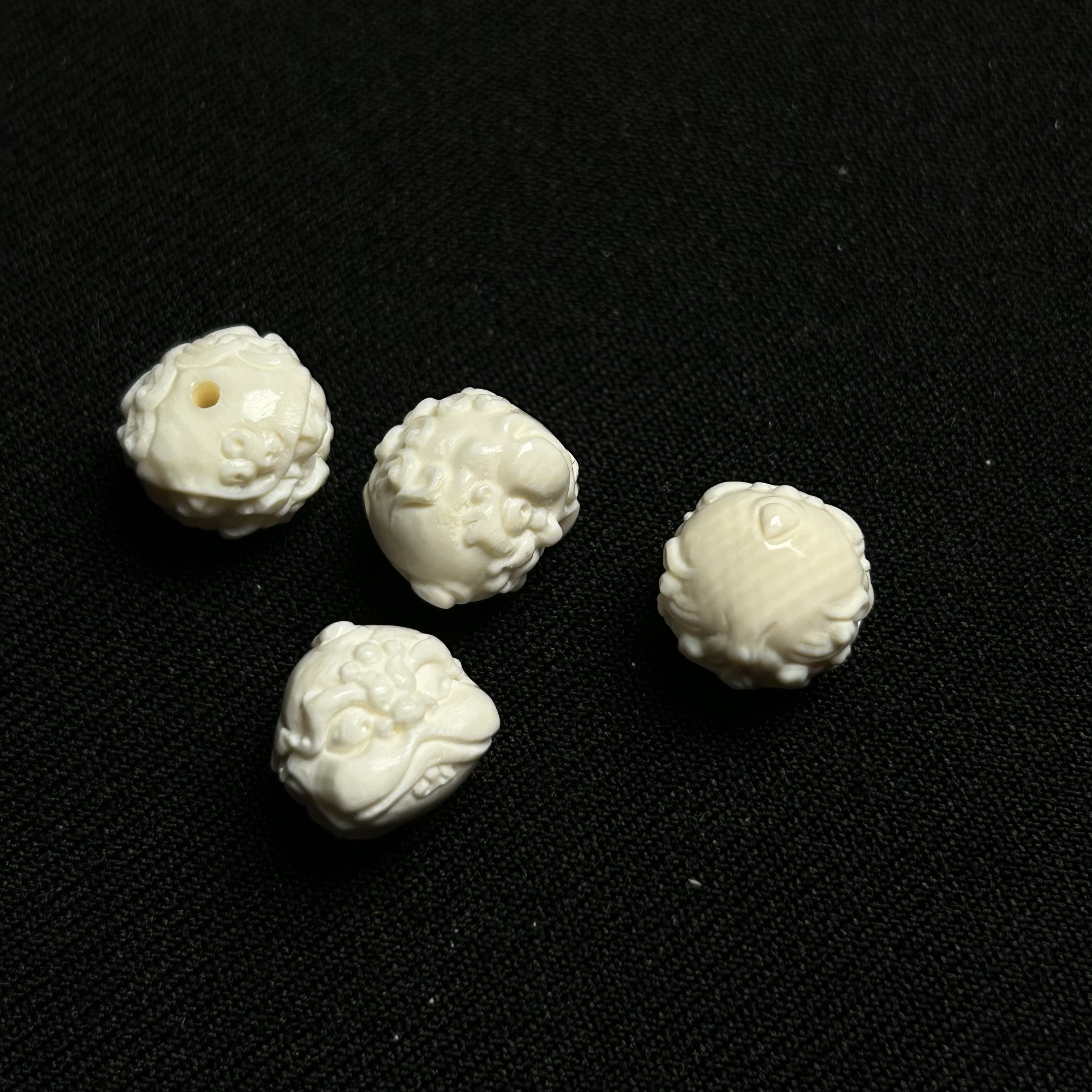 P359只做天然猛犸象牙 龙九子负屃（老八） 约11+mm