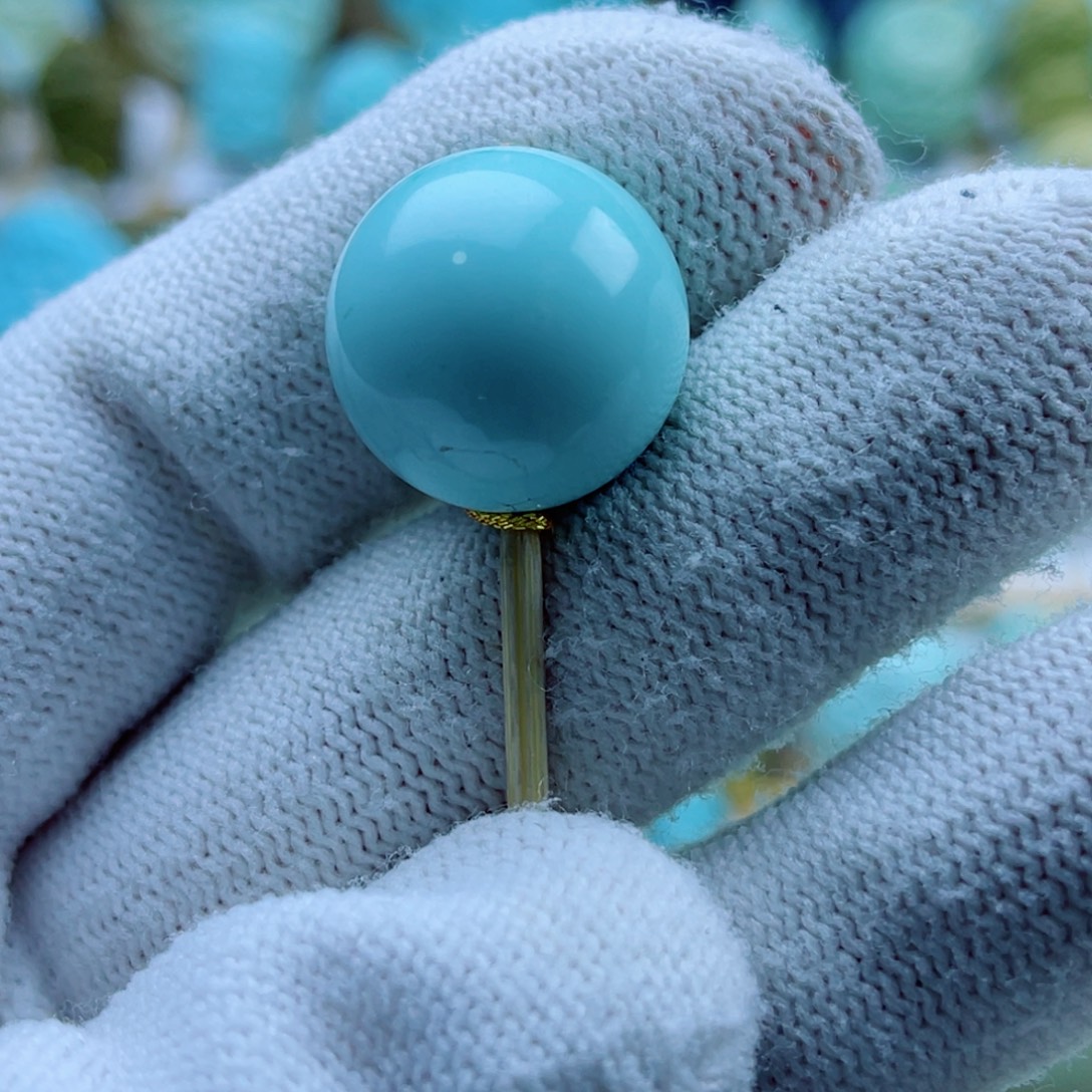 绿松石未镶嵌珠宝奇石17mm