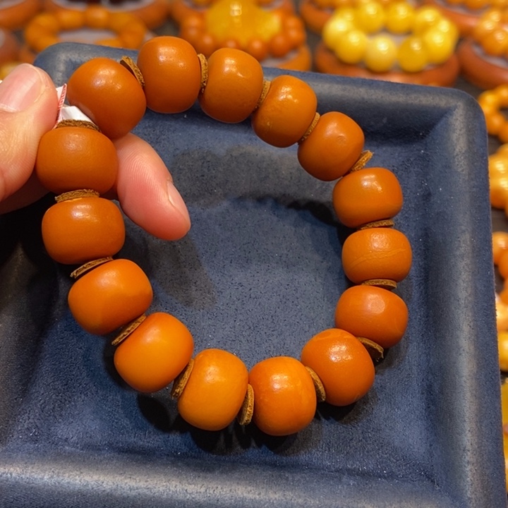 琥珀手链未镶嵌蜜蜡