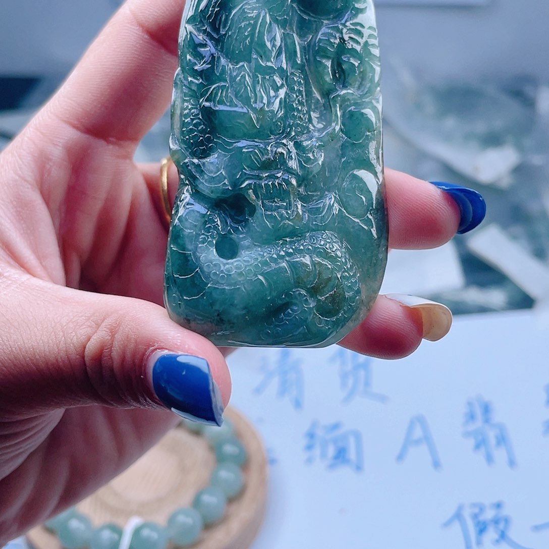 未镶嵌定制翡翠珠串