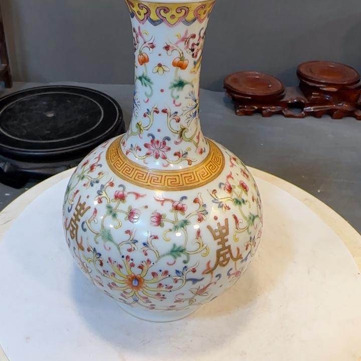 摆件营**你瓷器摆件粉彩