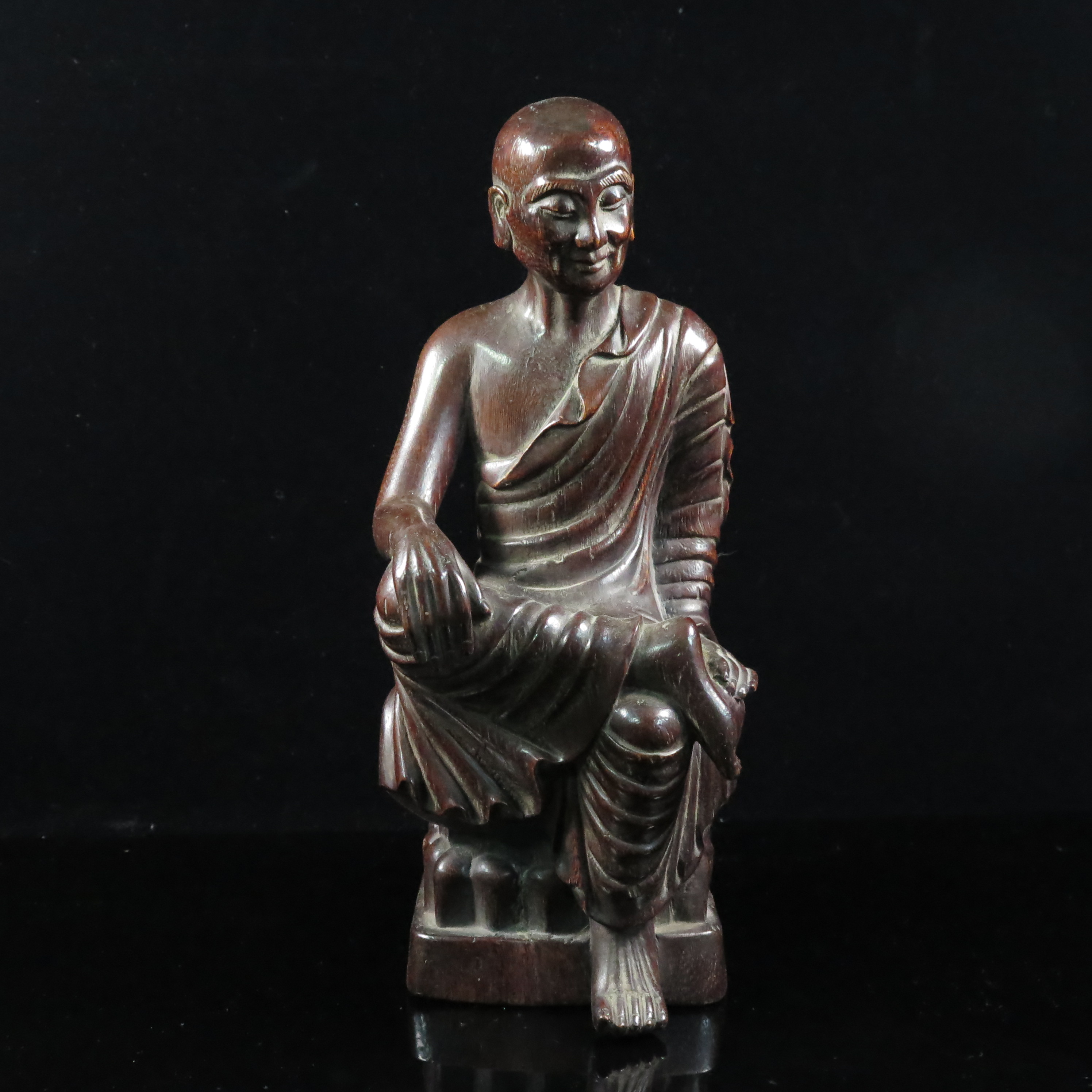 清代沉香木罗汉/HY100003/杂项/槐荫山房