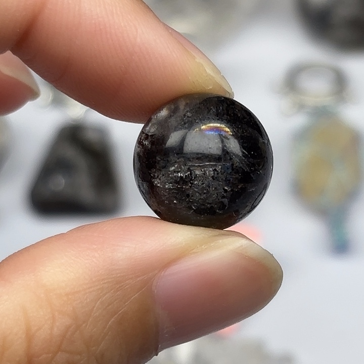 水晶颈饰未镶嵌闪灵钻圆珠15mm+